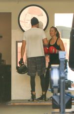 JENNIFER GARNER at Boxing Workout in Los Angeles 09/27/2018