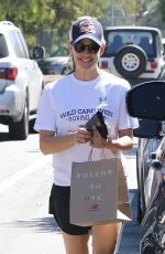 JENNIFER GARNER in Shorts Out in Brentwood 09/15/2018