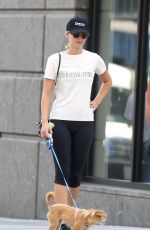 JENNIFER LAWRENCE Out with Her Dog in New York 08/29/2018