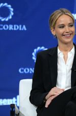 JENNIFER LAWRENCE Speaks at 2018 Concordia Annual Summit in New York 09/25/2018