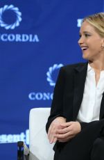 JENNIFER LAWRENCE Speaks at 2018 Concordia Annual Summit in New York 09/25/2018