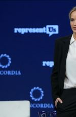 JENNIFER LAWRENCE Speaks at 2018 Concordia Annual Summit in New York 09/25/2018
