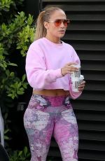 JENNIFER LOPEZ at Alfred Coffee in West Hollywood 08/30/2018