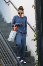 JESSICA ALBA Leaves a Fitness Center in Los Angeles 09/08/2018