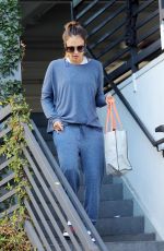 JESSICA ALBA Leaves a Fitness Center in Los Angeles 09/08/2018