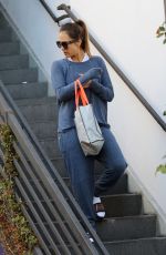 JESSICA ALBA Leaves a Gym in Los Angeles 09/08/2018