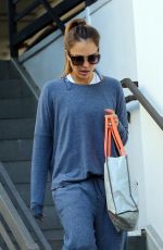 JESSICA ALBA Leaves a Gym in Los Angeles 09/08/2018