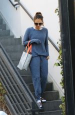 JESSICA ALBA Leaves a Gym in Los Angeles 09/08/2018