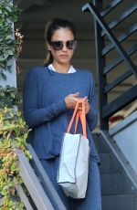 JESSICA ALBA Leaves a Gym in Los Angeles 09/08/2018