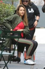 JESSICA ALBA Out in Los Angeles 09/29/2018