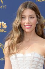 JESSICA BIEL at Emmy Awards 2018 in Los Angeles 09/17/2018