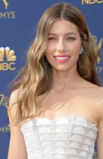 JESSICA BIEL at Emmy Awards 2018 in Los Angeles 09/17/2018