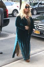 JESSICA SIMPSON Arrives at Greenwich Hotel in New York 09/19/2018