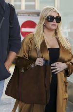 JESSICA SIMPSON at Los Angeles International Airport 09/21/2018