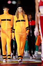 JOSEPHINE SKRIVER at Tommy Hilfiger Show at New York Fashion Show, September 2018