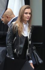 JOSEPHINE SKRIVER on the Set of a Photoshoot in New York 09/28/2018