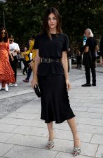 JULIA RESTOIN Arrives at Alberta Ferretti Fashion Show in Milan 09/19/2018