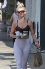 JULIANNE HOUGH in Tights Leaves a Gym in Los Angeles 09/12/2018