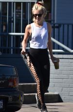 JULIANNE HOUGH Leaves a Gym in Los Angeles 09/17/2018