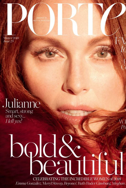 JULIANNE MOORE in Porter Magazine, Winter 2018 Issue