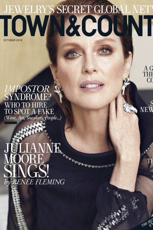 JULIANNE MOORE in Town & Country Magazine, October 2018