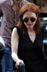 JULIANNE MOORE Out at Milan Fashion Week 09/21/2018