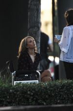 JUNO TEMPLE on the Set of Dirty John in Glendale 09/27/2018