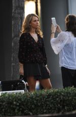 JUNO TEMPLE on the Set of Dirty John in Glendale 09/27/2018