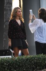JUNO TEMPLE on the Set of Dirty John in Glendale 09/27/2018