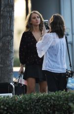 JUNO TEMPLE on the Set of Dirty John in Glendale 09/27/2018