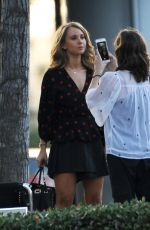 JUNO TEMPLE on the Set of Dirty John in Glendale 09/27/2018