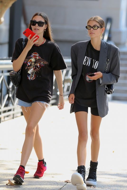 KAIA GERBER and VITTORIA CERETTI Out in New York 09/03/2018