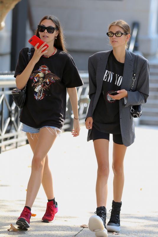 KAIA GERBER and VITTORIA CERETTI Out in New York 09/03/2018