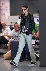 KAIA GERBER at Airport in Milan 09/22/2018