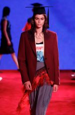 KAIA GERBER at Calvin Klein Runway Show at New York Fashion Week 09/11/2018