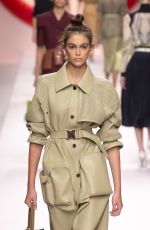 KAIA GERBER at Fendi Runway Show in Milan 09/20/2018