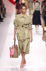 KAIA GERBER at Fendi Runway Show in Milan 09/20/2018