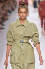 KAIA GERBER at Fendi Runway Show in Milan 09/20/2018