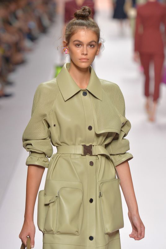 KAIA GERBER at Fendi Runway Show in Milan 09/20/2018