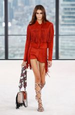 KAIA GERBER at Longchamp Fashion Show in New York 09/08/2018