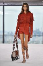 KAIA GERBER at Longchamp Fashion Show in New York 09/08/2018