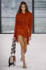 KAIA GERBER at Longchamp Fashion Show in New York 09/08/2018