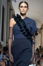KAIA GERBER at Max Mara Runway Show at Milan Fashion Week 09/20/2018