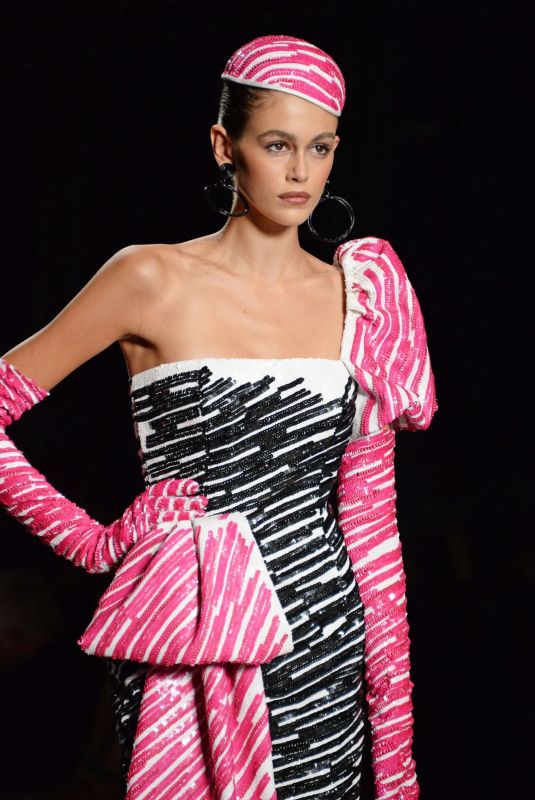 KAIA GERBER at Moschino Runway Show at Milan Fashion Week 0920/2018