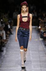 KAIA GERBER at Prada Runway Show at Milan Fashion Week 09/20/2018