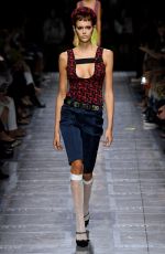 KAIA GERBER at Prada Runway Show at Milan Fashion Week 09/20/2018