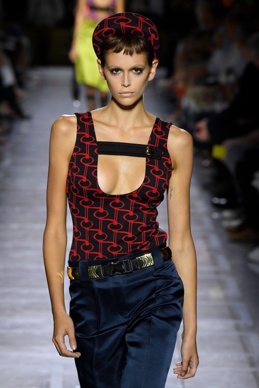 KAIA GERBER at Prada Runway Show at Milan Fashion Week 09/20/2018