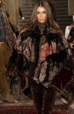 KAIA GERBER at Ralph Lauren Runway Show at NYFW in New York 09/07/2018