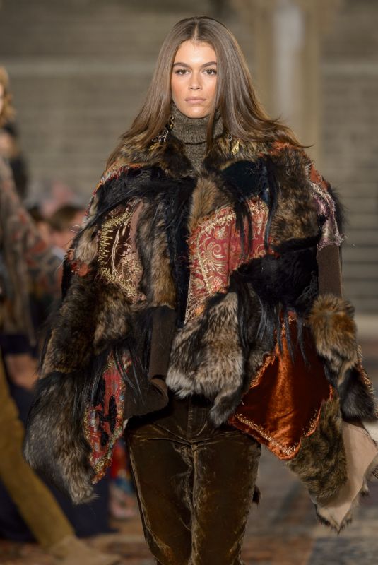 KAIA GERBER at Ralph Lauren Runway Show at NYFW in New York 09/07/2018
