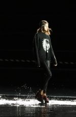 KAIA GERBER at Saint Laurent Rehesal Show in Paris 09/24/2018